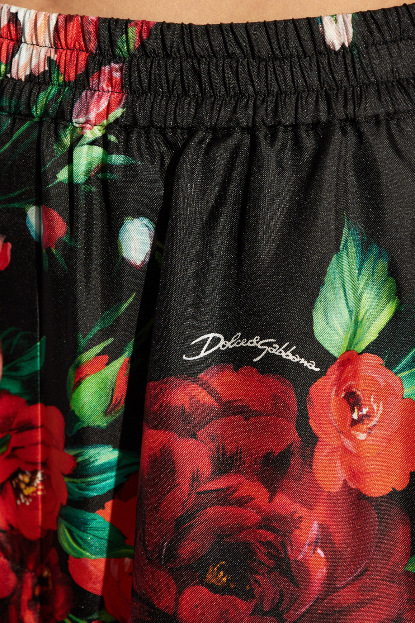 Red Silk trousers Dolce & Gabbana - Vitkac GB